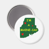 ICH BIN EIN MAINE IAC MAGNET (Vorderseite/Rückseite)