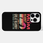 Ich bin ein Mama Mammy und ein tolles Mammy Nothin iPhone Hülle (Rückseite (Horizontal))
