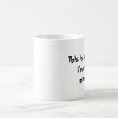 Ich bin ein Manatis Kaffeetasse (Mittel)