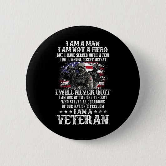 Ich bin ein Mann, den ich nicht hier bin, ich bin  Button (Vorderseite)