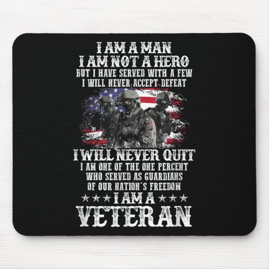 Ich bin ein Mann, den ich nicht hier bin, ich bin  Mousepad (Vorne)