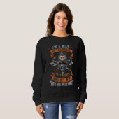Ich bin ein Mann der Nordmänner, die ich fürchte, Sweatshirt (Vorne ganz)