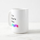 Ich bin ein Mann Kaffeetasse (Vorderseite Links)