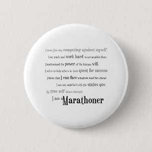 Ich bin ein Marathoner Button