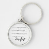 Ich bin ein Marathoner Schlüsselanhänger (Vorne)