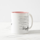 Ich bin ein Marathoner Zweifarbige Tasse (VorderseiteRechts)