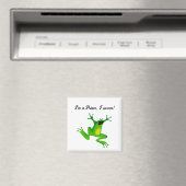 Ich bin ein Märchenprinz Lustiger grüner Frosch Ca Magnet (In Situ (Geschirrspüler))