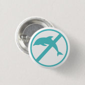 Ich bin ein Marinebiologe und ich hasse Delphine Button (Vorne & Hinten)