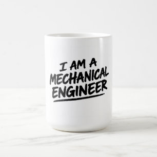 Ich bin ein Maschinenbauingenieur Fettgedruckte Br Kaffeetasse