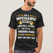 Ich bin ein Maschinenschüler, der ein Ingenieurwes T-Shirt (Vorderseite)
