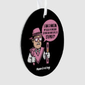 Ich bin ein Maurer, mein Sarkasmus-Level hängt dav Ornament (Vorderseite)