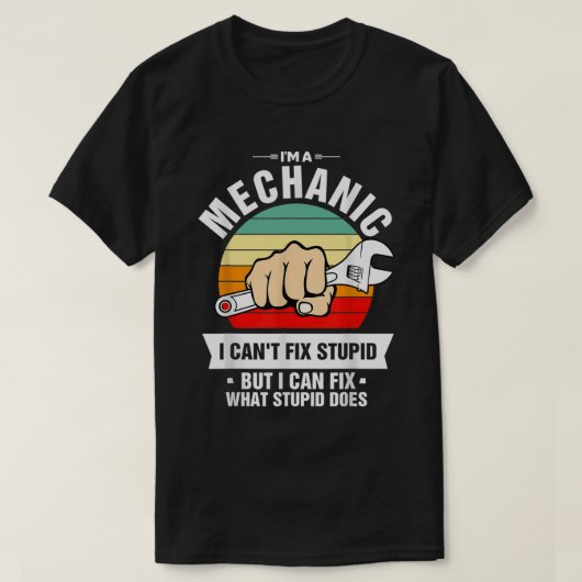 Ich bin ein Mechaniker, den ich nicht reparieren k T-Shirt (Design vorne)