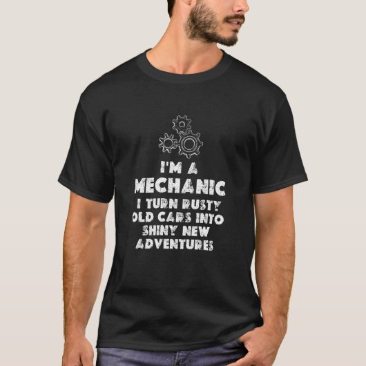 Ich bin ein mechanisches Funny Zitate T-Shirt (Vorderseite)