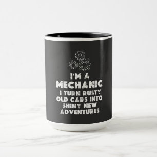 Ich bin ein mechanisches Funny Zitate Tasse