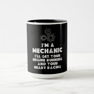 Ich bin ein mechanisches Funny Zitate Tasse