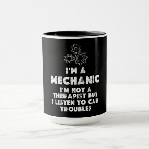 Ich bin ein mechanisches Funny Zitate Tasse