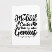 Ich bin ein Mediziner, dieser geniale Programmiere Karte (Vorderseite)