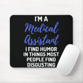 Ich bin ein medizinischer Assistent, den ich in Sa Mousepad (Mit Mouse)