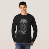 Ich bin ein medizinischer Assistent, der außerhalb T-Shirt (Vorne ganz)