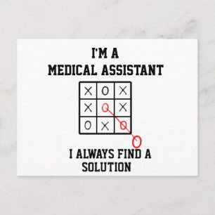 Ich bin ein medizinischer Assistent, ich finde imm Postkarte
