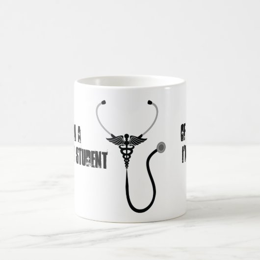Ich bin ein Medizinstudent. Selbstverständlich bin Kaffeetasse (Mittel)