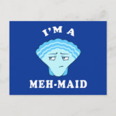 Ich bin ein Meh-Maid Postkarte (Vorderseite)
