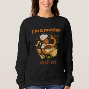 Ich bin ein Meisterkoch oder Retro-Chef Koch Gesch Sweatshirt