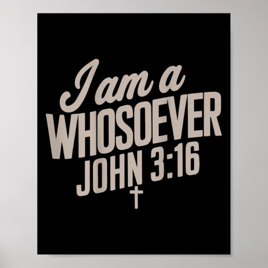 Ich bin ein Mensch, der Jesus, den kleinen Kleinki Poster (Vorne)