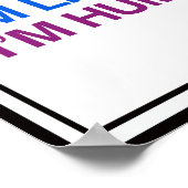 Ich bin ein Mensch wie du Poster (Ecke)