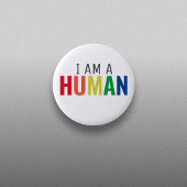 Ich bin ein menschlicher Knopf Button
