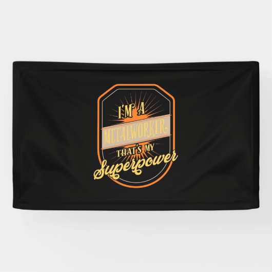 Ich bin ein Metallarbeiter Banner (Horizontal)