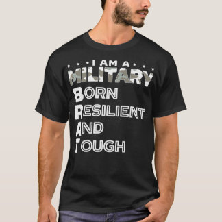 Ich bin ein militärischer Brat Veteran Soldat Mili T-Shirt