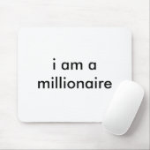 ich bin ein Millionär Mousepad (Mit Mouse)