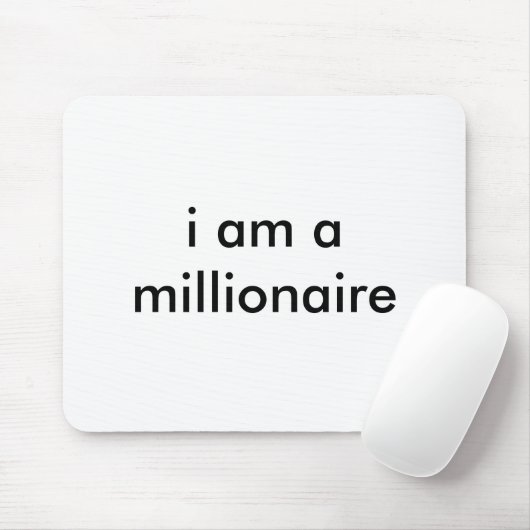 ich bin ein Millionär Mousepad (Mit Mouse)
