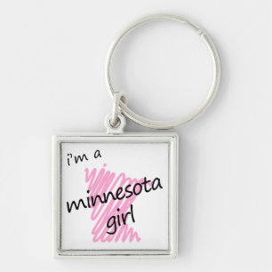 Ich bin ein Minnesota-Mädchen Schlüsselanhänger