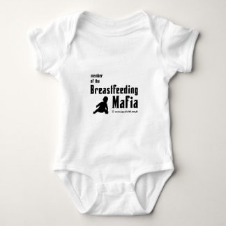 Ich bin ein Mitglied der stillenden Mafia Baby Strampler