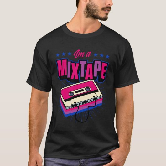 Ich bin ein Mixtape Retro 60er 70er 80er 90s Style T-Shirt (Vorderseite)