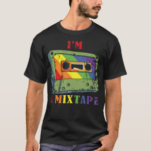 ICH BIN EIN Mixtape Retro-Regenbogen-Kassettenband T-Shirt