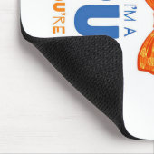 Ich bin ein Mops, ein lustiges Mops Geschenk, Mops Mousepad (Ecke)