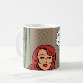 "Ich bin ein moralischer Abkömmling" Kaffee-Tasse Kaffeetasse (Vorderseite Links)