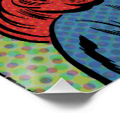 "Ich bin ein moralischer Ableger" Poster (Ecke)