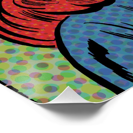 "Ich bin ein moralischer Ableger" Poster (Ecke)