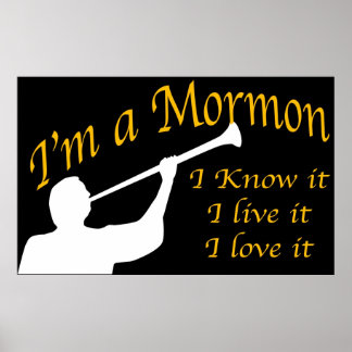 "Ich bin ein Mormon" Poster. Poster
