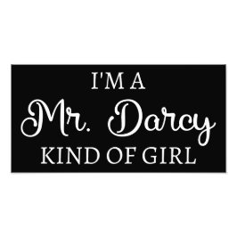 Ich bin ein Mr. Darcy Art Girl I Poster