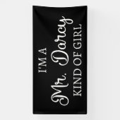 Ich bin ein Mr. Darcy Art Mädchen I Banner (Vertikal)