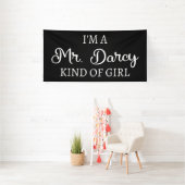 Ich bin ein Mr. Darcy Art Mädchen I Banner (Insitu)