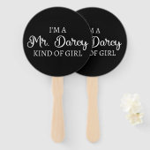 Ich bin ein Mr. Darcy Art Mädchen I Fächer (Vorne und Hinten)