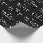 Ich bin ein Mr. Darcy Art Mädchen I Geschenkpapier (Ecke)