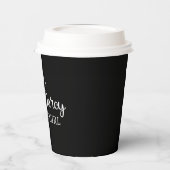 Ich bin ein Mr. Darcy Art Mädchen I Pappbecher (Links)