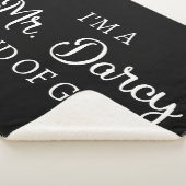 Ich bin ein Mr. Darcy Art Mädchen I Sherpadecke (3/4)